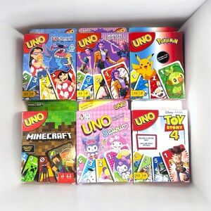 ALMOST SOLD OUT! UNO Card Game Bundle-Assorted Characters (Multi-Color) Choose 1